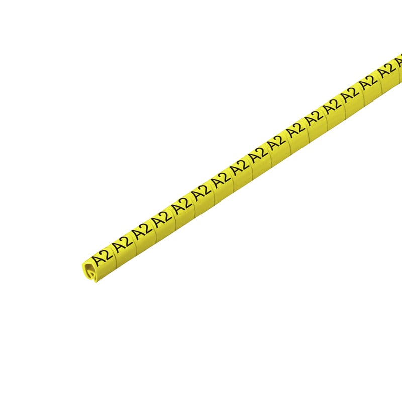 Weidmüller - Système de codage des câbles, jaune, Diamètre extérieur du conducteur:2.5 - 5 mm