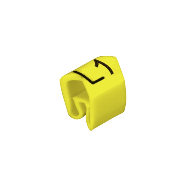 Weidmüller - Système de codage des câbles, jaune, Diamètre extérieur du conducteur:4 - 10 mm,