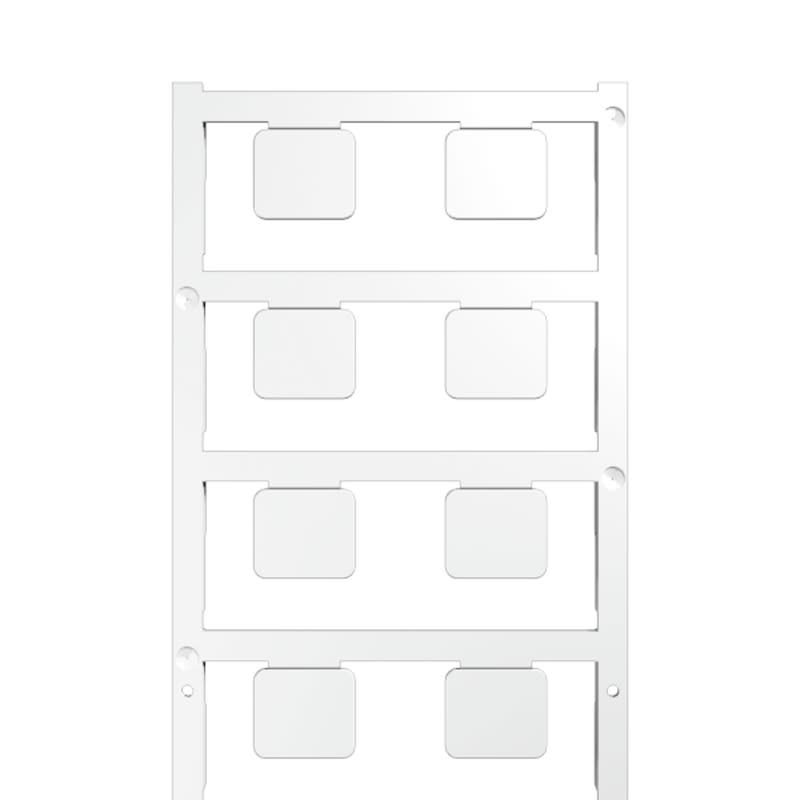 Weidmüller - Repérage d'appareillage, 15 x 17 mm, blanc, adhésif