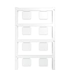 Weidmüller - Repérage d'appareillage, 15 x 17 mm, blanc, adhésif