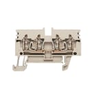 Weidmüller - Borne, Raccordement à ressort, Beige, 2.5 mm², 24 A, 800 V, 1 étage, 4C