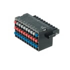 Weidmüller - BL-I/O 3.50/30F NPN LED SN BK BX - Connecteurs pour CI pas < 5mm