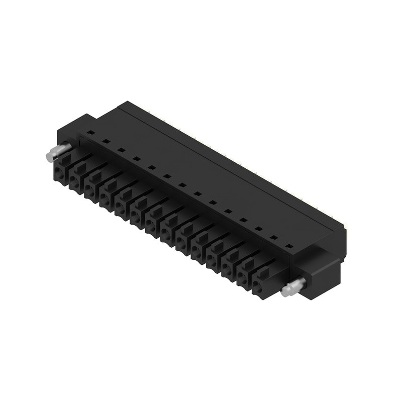 Weidmüller - BCF 3.81/14/180F SN BK BX - Connecteurs pour CI pas < 5mm