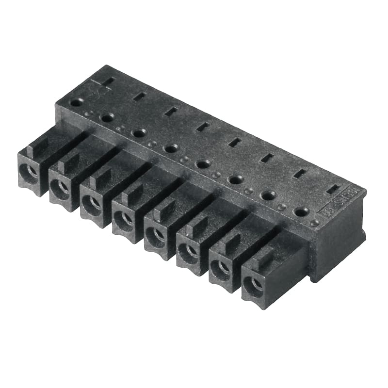 Weidmüller - BCL-SMT 3.81/05/90 1.5SN BK BX - Connecteurs pour CI pas < 5mm
