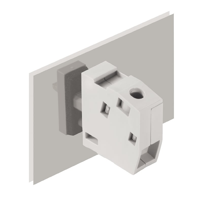 Weidmüller - WGK 4 VP GY BX - Bornier traversant WGK Borne traversante, 500 V, 32 A, Largeur: