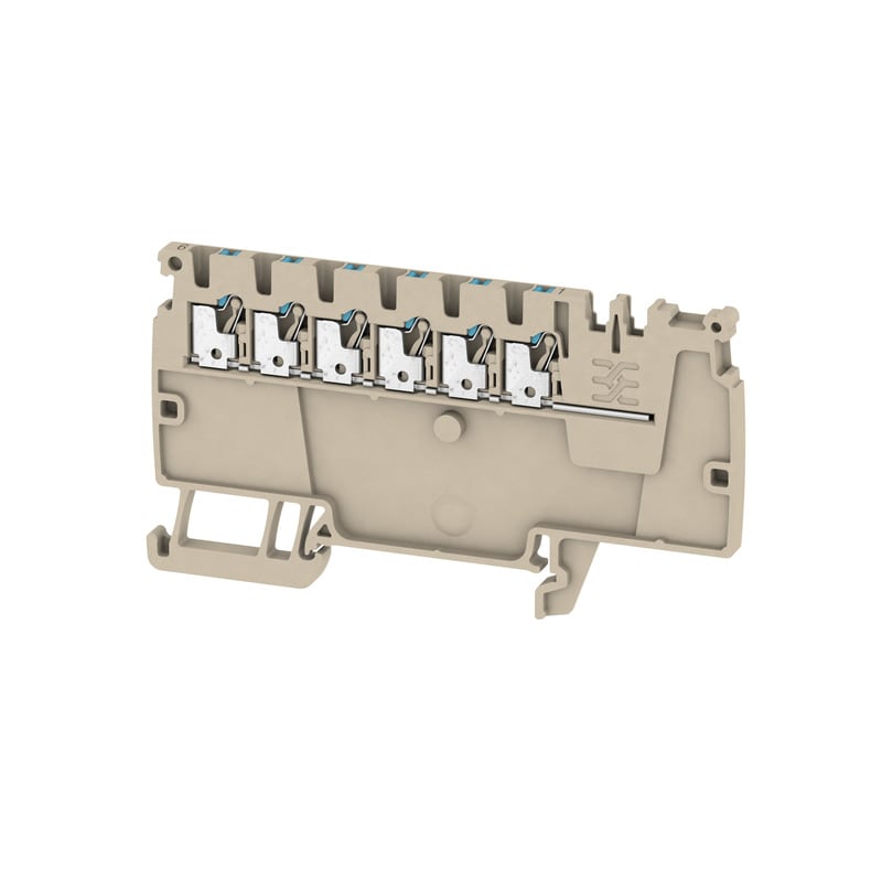 Weidmüller - Borne de distribution, PUSH IN, 1.5 mm², 500 V, 17.5 A, Beige