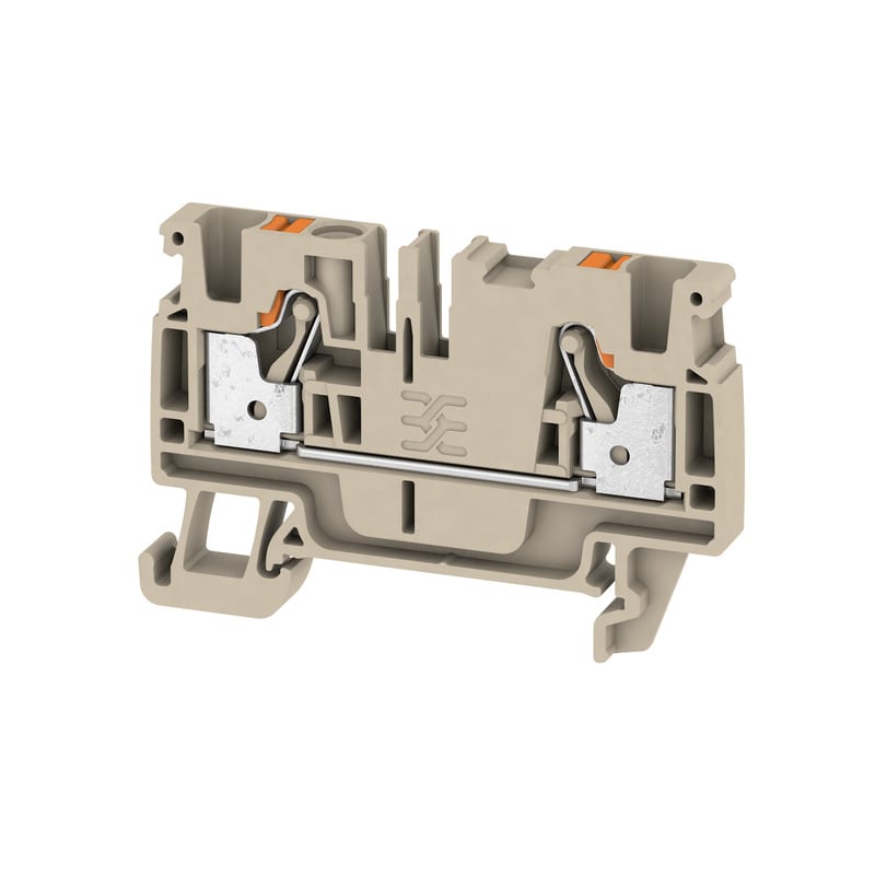 Weidmüller - Borne, PUSH IN, 4 mm², 800 V, 32 A, Beige