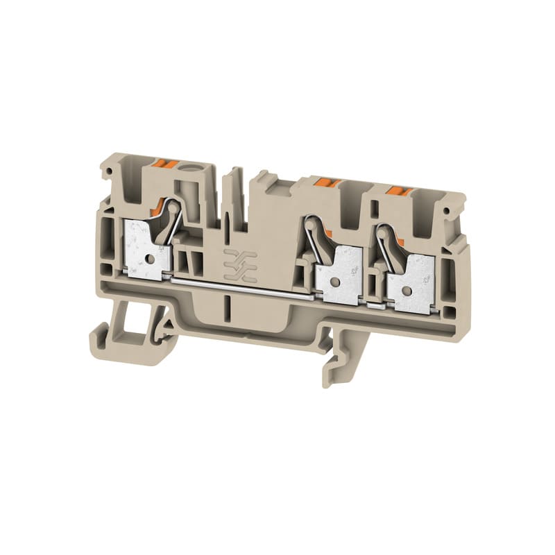 Weidmüller - Borne, PUSH IN, 4 mm², 800 V, 32 A, Beige