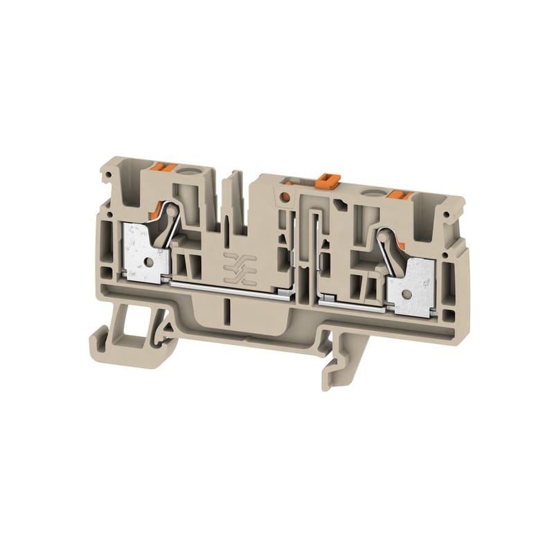 Weidmüller - Borne de test sectionnable, PUSH IN, 4 mm², 500 V, 20 A, Beige