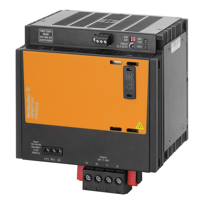 Weidmüller - Alimentation monophasée PRO TOP1 960W 24V 40A EX