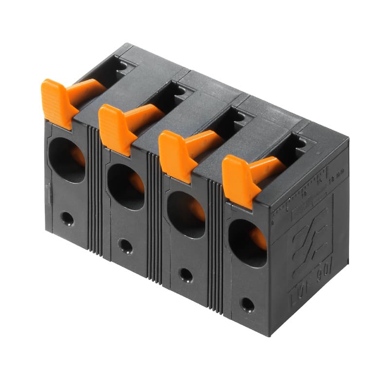 Weidmüller - Blocs de jonction de puissance pour CI pas 6mm ou >