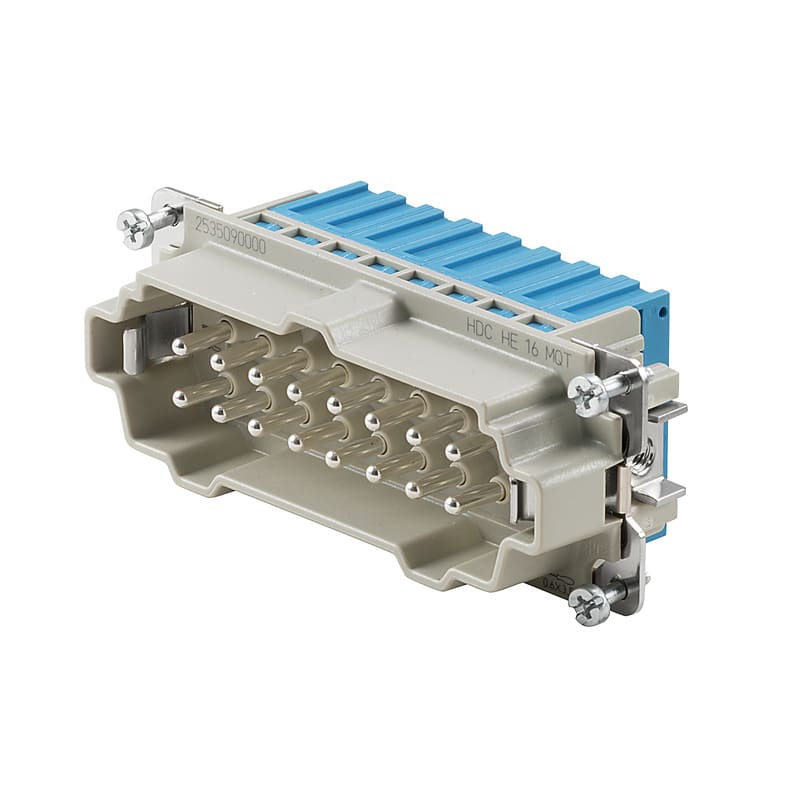 Weidmüller - HDC HE 16 N MQT BL - CIE Connecteurs industriels étanches
