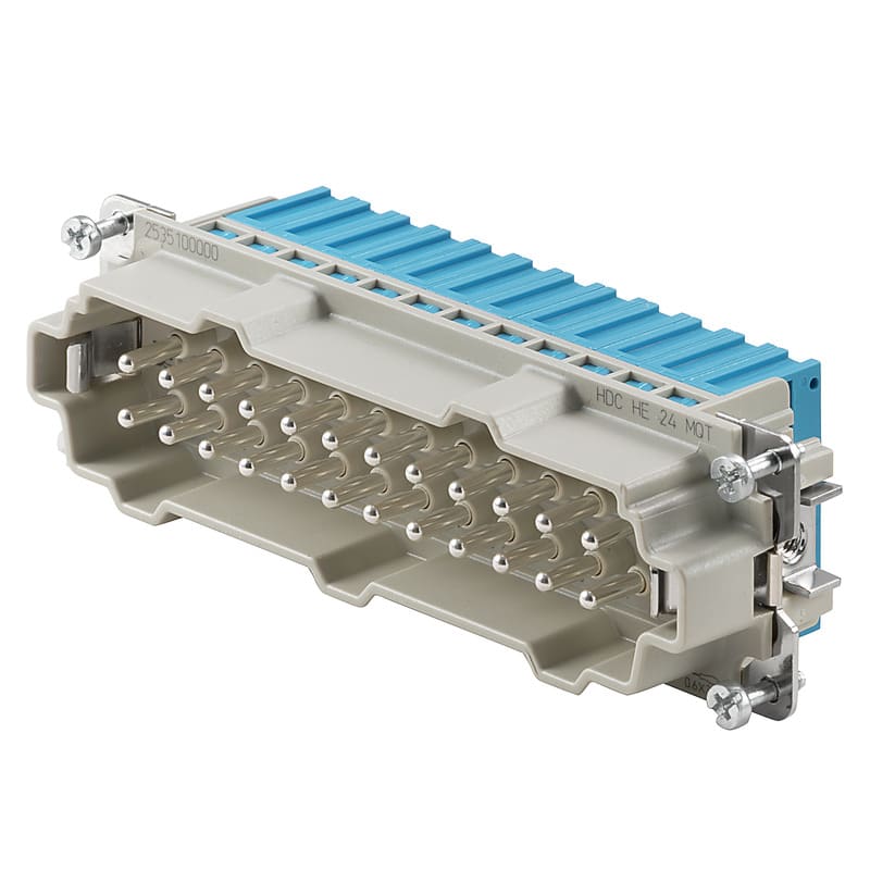 Weidmüller - HDC HE 24 N MQT BL - CIE Connecteurs industriels étanches - Gamme RockStar®