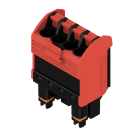 Weidmüller - BHF 5.00/04/180LH BK/RD Boitiers électronique (vides)