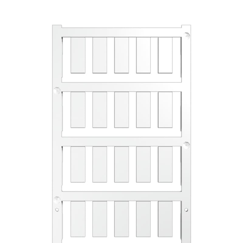 Weidmüller - Repérage d'appareillages 8x 20 mm, blanc, autoadhésif
