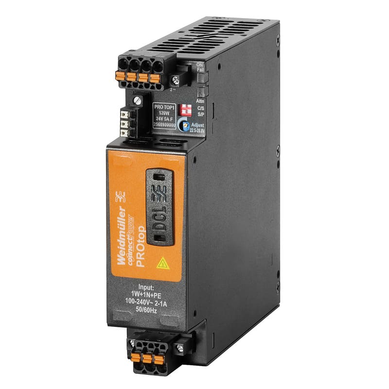 Weidmüller - Alimentation monophasée PRO TOP1 120W 24V 5A F