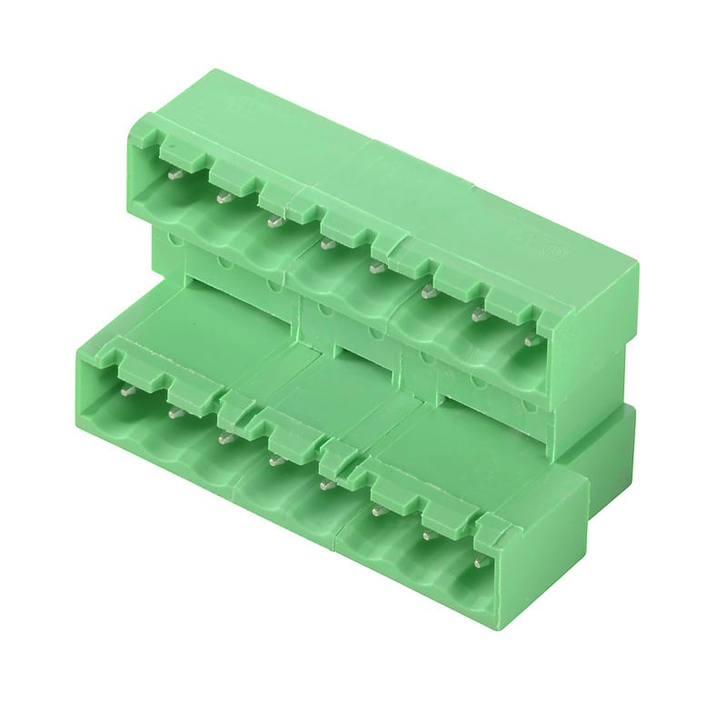 Weidmüller - CHDV 5.00/18/90G 3.5SN GN BX - PCB Basicmate signal connector