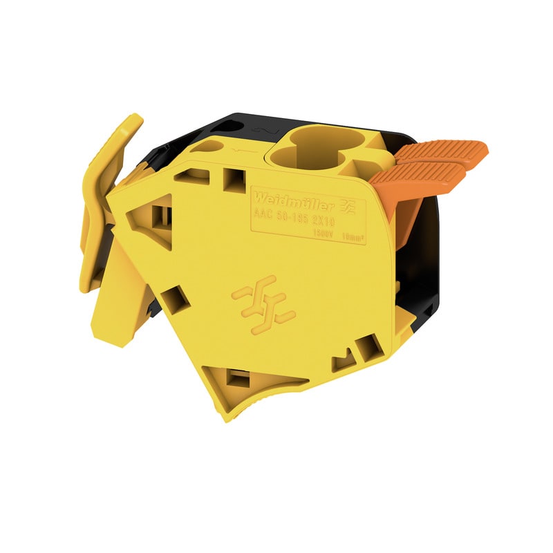 Weidmüller - AAC 50-185 2X10 BK-YL - Série-A Bloc de jonction universel