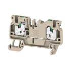 Weidmüller - Borne SNAP IN, Beige , 2.5 mm², 24 A, 800 V, 2 points de connexions