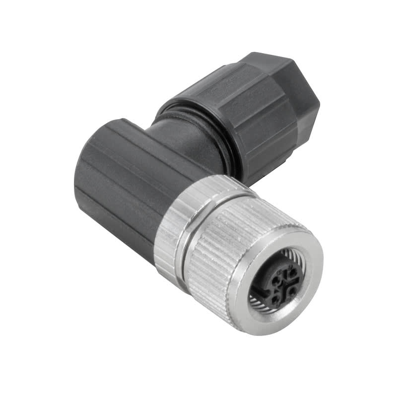 Weidmüller - Connecteur M12 - Femelle - Coudé - 4 Pôles