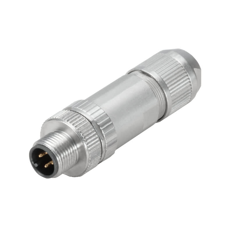 Weidmüller - Connecteur M12 - Male - Blindé - Droit - 4 Pôles