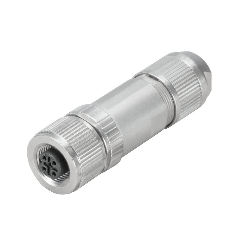 Weidmüller - Connecteur M12 - Femeile - Blindé - Droit - 4 Pôles