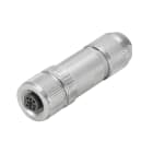Weidmüller - Connecteur M12 - Femeile - Blindé - Droit - 4 Pôles