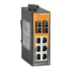 Weidmüller - Switch Fast/Gigabit Ethernet non administrable, EcoLine, 6xRJ45, 2xSC single-mod