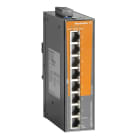 Weidmüller - Switch Full Gigabit Ethernet non administrable, EcoLine, 8xRJ45 PoE+
