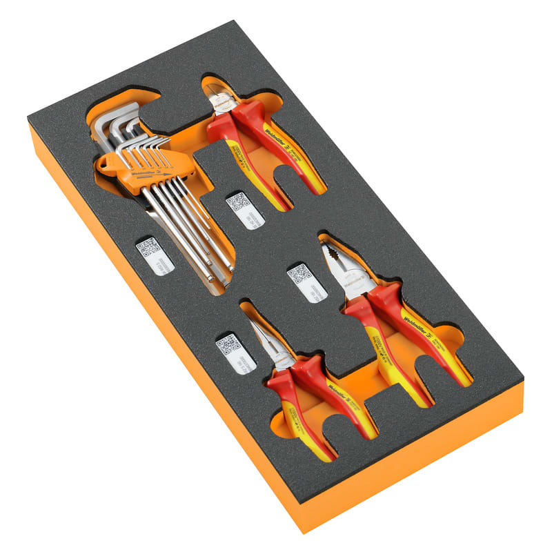 Weidmüller - Insert (chariot d'atelier), avec outils, Hauteur: 446 mm