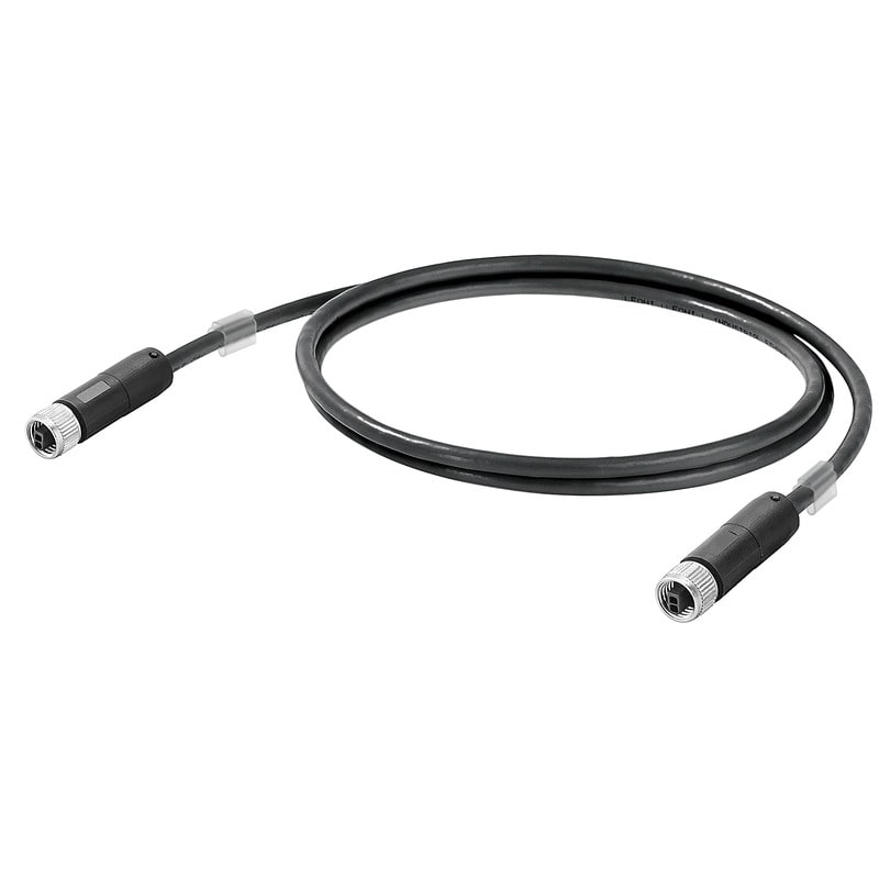 Weidmüller - Câble surmoulé, M8 IP 67, Femelle-Femelle, 5m