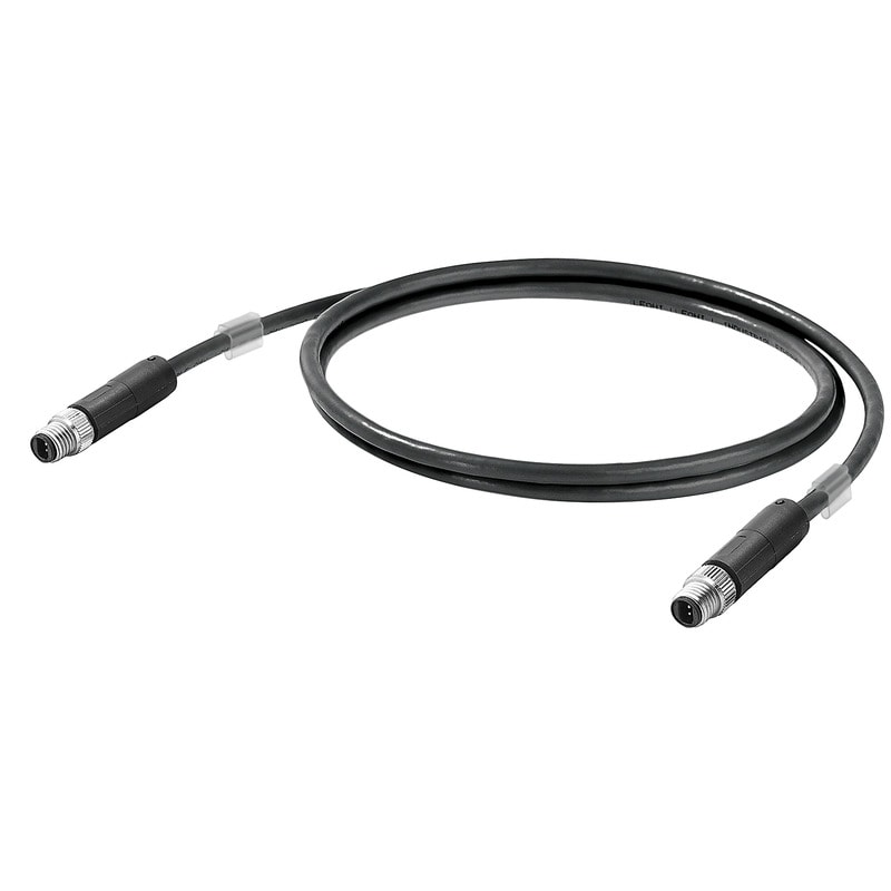 Weidmüller - Câble surmoulé, M8 IP67, Femelle-Mâle, 2m