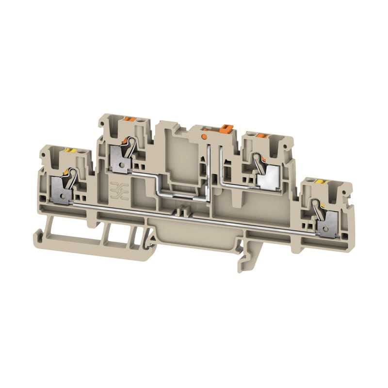 Weidmüller - Borne sectionnable, PUSH IN, 2.5 mm², 800 V, 16 A, Beige