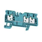 Weidmüller - Bloc de jonction SNAP IN, Bleu, 2,5mm², 3 points de connection