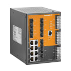 Weidmüller - Switch Full GE administrable, SubstationLine, 8xRJ45, 12xGE SFP, HV