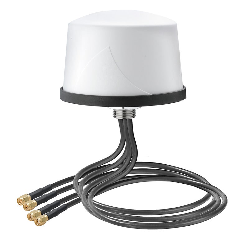 Weidmüller - Antenne GSM, 5G(NR), WIFI, WIFI6/6E, omnidirectionnelle, 2xSMA, 2xRP-SMA, IP67