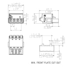 Weidmüller - BLF 5.08HC/08/180B SN OR BX - Connecteurs pour CI pas < 5mm