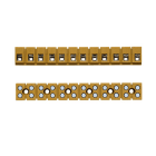 Weidmüller - Barrette de raccordement mono- et multipolaire, Raccordement vissé, Jaune moyen,