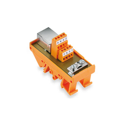 Weidmüller - Interface RS RJ45, Connecteur RJ45, 8 pôles, Raccordement à visser