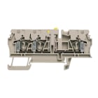 Weidmüller - Borne sectionnable, Raccordement à ressort, 2.5 mm², 500 V, 20 A, Beige, 3C