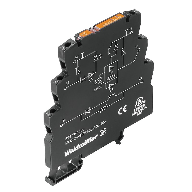Weidmüller - Relais MICROOPTO, 24 V DC ±20 %, 10 A, Raccordement vissé