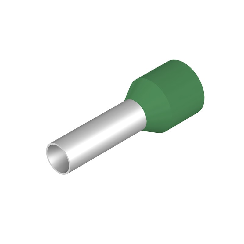 Weidmüller - Embout, Norme, 6 mm², Longueur de dénudage: 14 mm, vert