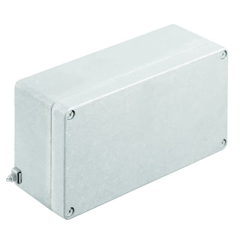 Weidmüller - Boîtier métallique Ex, 220 x 120 x 81 mm, non traité, Plaque de presse-étoupes: