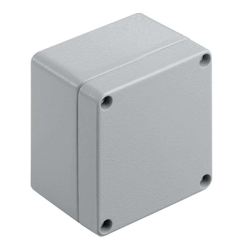 Weidmüller - Boîtier en Aluminium électrolaqué Ex, 75 x 80 x 57 mm, Couleur gris RAL 7001