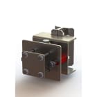 Blachere - Fixation universelle à ressort la paireRAL7032  pour installation décors poteaux