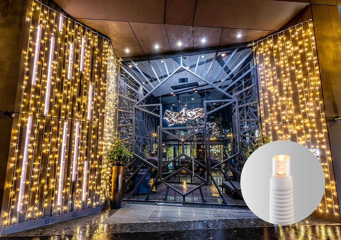 Blachere - Rideau JOYLIGHT® led+ -230V-2m x 3m 360 led blanc chaud