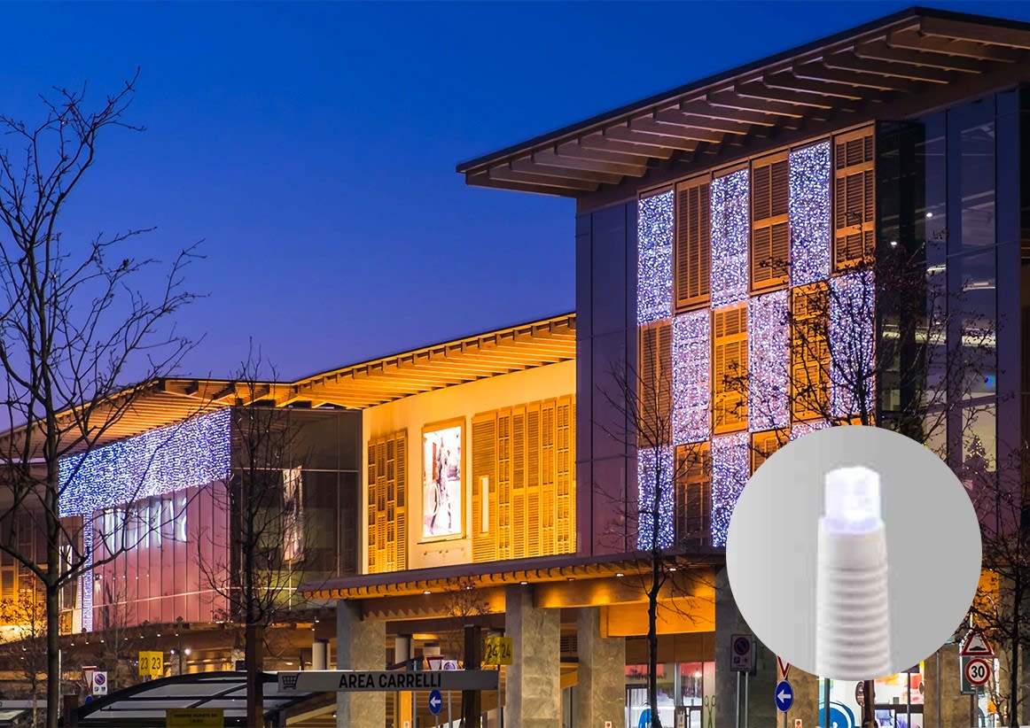 Blachere - Rideau led+ -230V-2m x 1,5m 210 led blanc pur