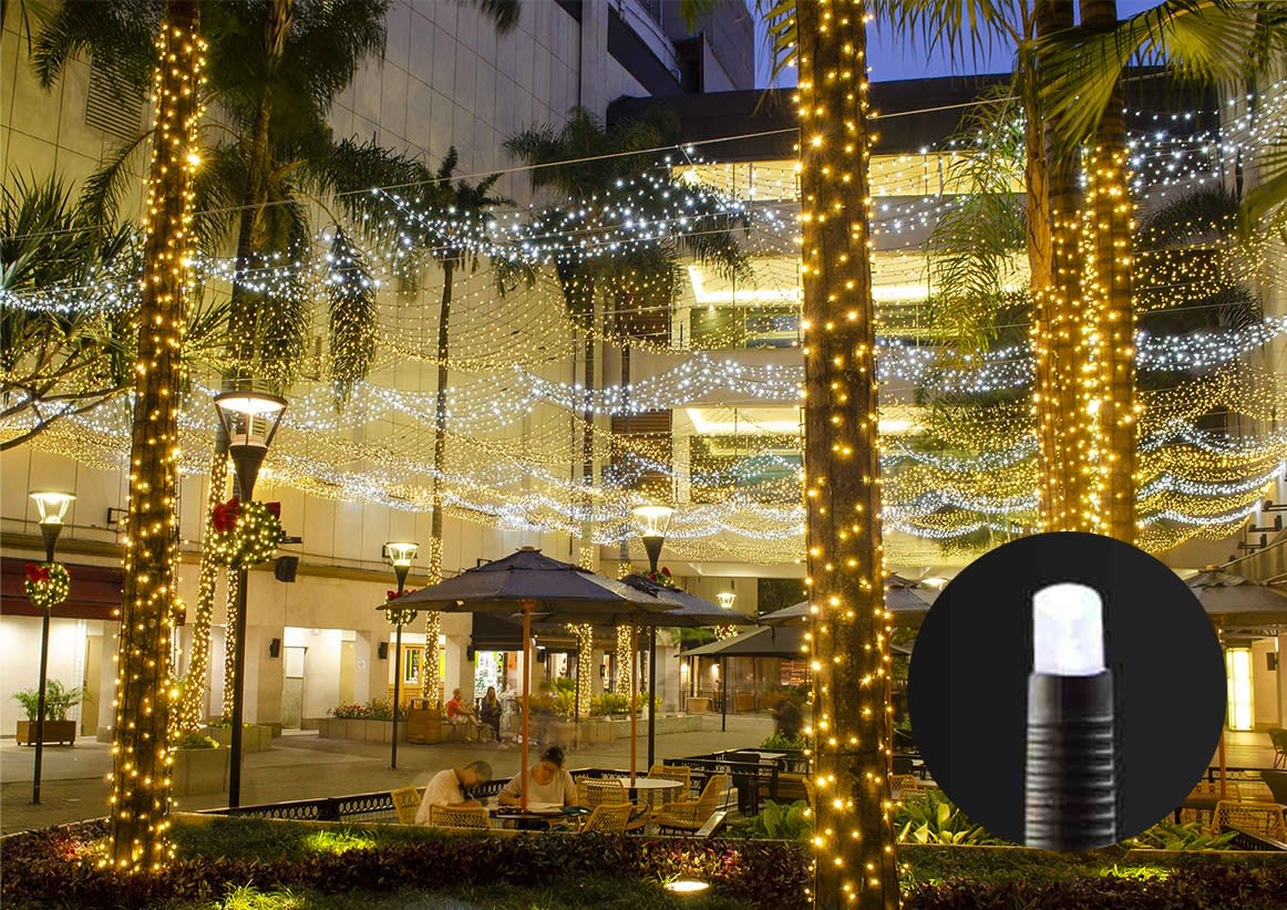 Blachere - Rideau led+ -230V-2m x 10m 1050 led blanc pur