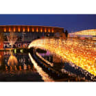 Blachere - Rideau JOYLIGHT® led+ et flash-230V-2x3m 240 led blanc chaud et 120 slow flash