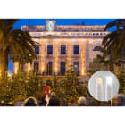 Blachere - Rideau led+ et flash-230V-2x7m 510 led blanc chaud et 240 slow flash